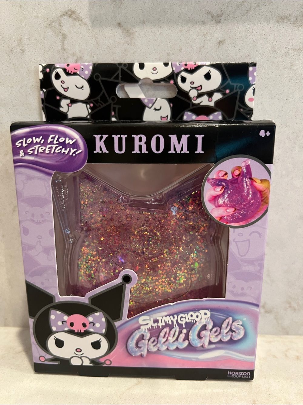 Kuromi X Katseye SlimyGloop Gelli Gels Glitter Toy - New Toys & Collectib